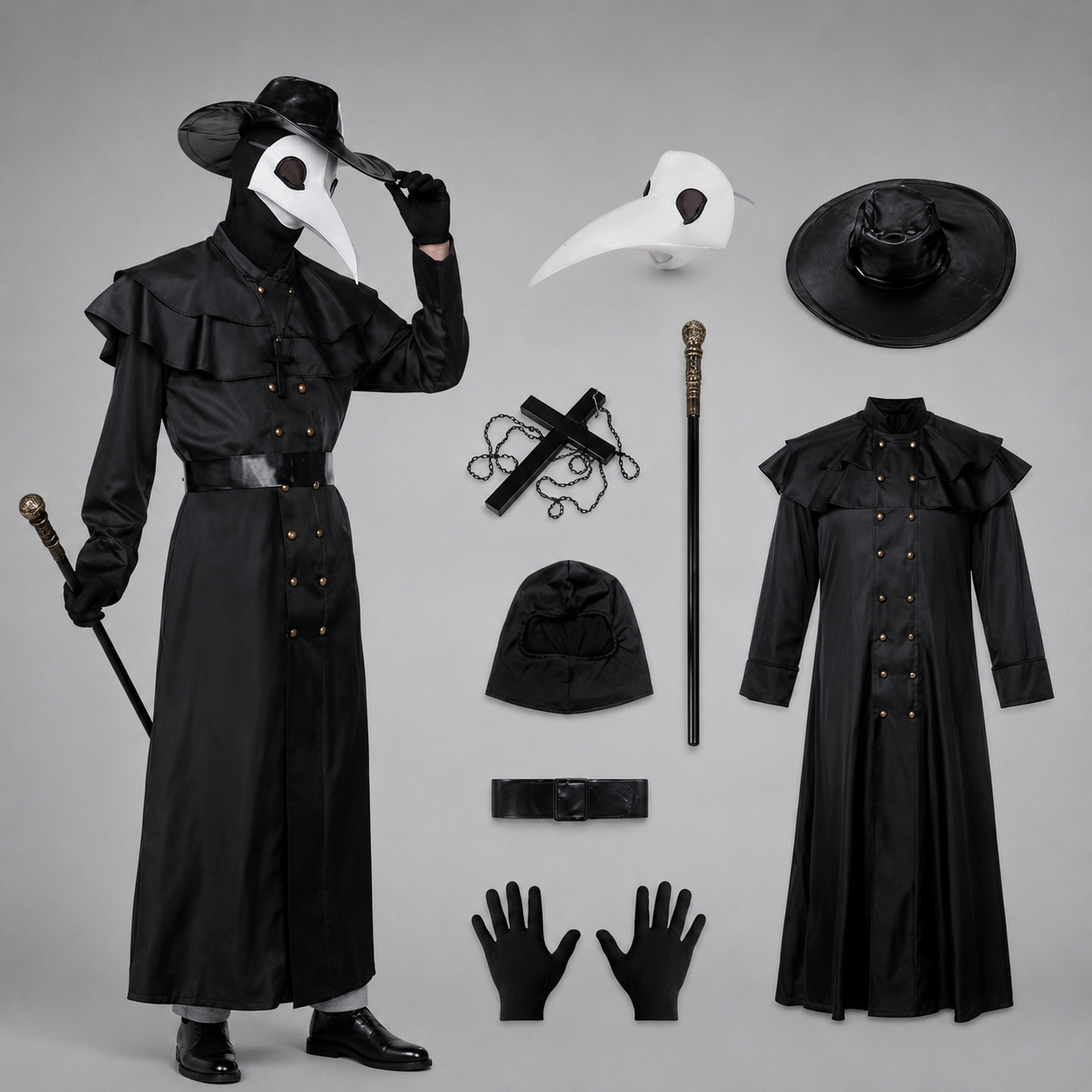Raven Plague™ | Premium Plague Doctor Costume Set
