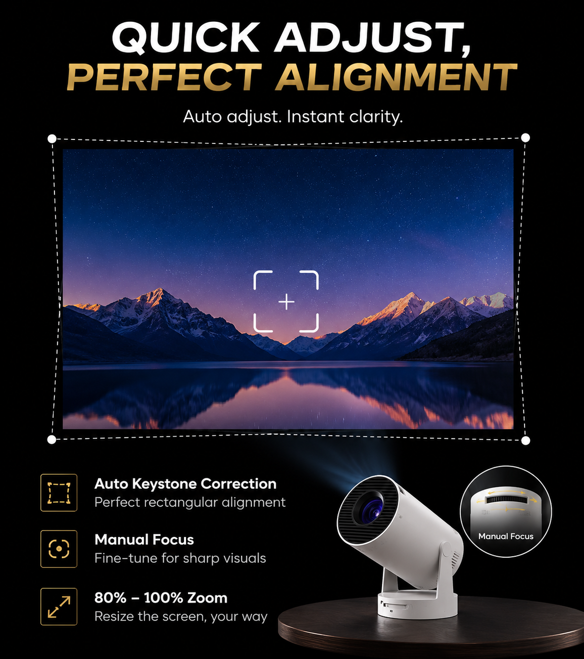 Midnight Beam - Portable Projector